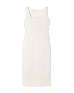 St. John Ottoman Windowpane Knit Dress