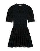 Maje Rayanette A Line Eyelet Dress