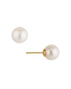 Nadri Mother Of Pearl Stud Earrings In 18k Gold Plated