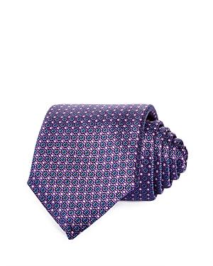 Canali Mini Florette Dot Silk Classic Tie