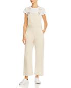 Levi's Ribcage Wide-leg Cropped Corduroy Overalls