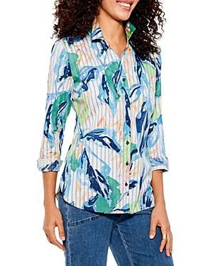 Nic+zoe Scribble Vines Printed Top