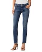 Hudson Collin Mid Rise Skinny Jeans In Second Chance