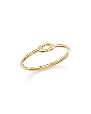 Ippolita 18k Yellow Gold Cherish Mini Single Link Midi Ring