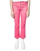 Zadig & Voltaire Londa Flared Ankle Jeans In Buva