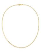 Adinas Jewels Flat Curb Chain Necklace, 18