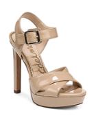 Sam Edelman Women's Willa Patent Leather Platform High Heel Sandals