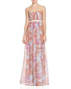 Bcbgmaxazria Strapless Floral Gown - 100% Exclusive
