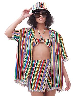 Simon Miller Zeem Striped Linen Shirt