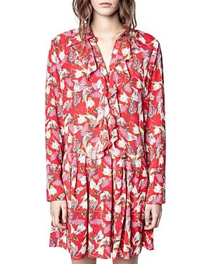 Zadig & Voltaire Ruska Paisley Print Mini Dress