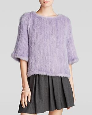Maximilian Knitted Mink Pullover