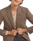Gerard Darel Berthille Tailored Tweed Jacket