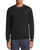 Ps Paul Smith Tipped-crewneck Sweater