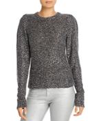 Frame Sequined Puff-sleeve Sweater