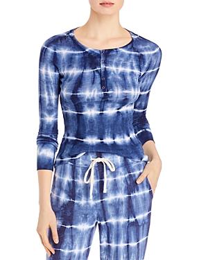 Sundry Tie Dyed Henley Top