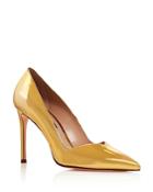 Stuart Weitzman Women's Anny Pointed Toe Curved Pumps