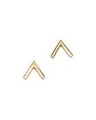 14k Yellow Gold Arrow Bar Stud Earrings - 100% Exclusive
