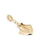 John Hardy 18k Yellow Gold Classic Chain Reticulated Arrow Amulet Pendant