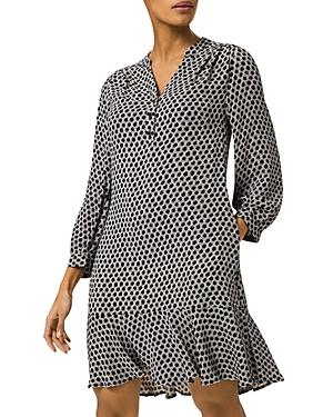 Hobbs London Kiki Geometric Print Mini Dress