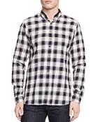 The Kooples Brushed Checks Slim Fit Button Down Shirt