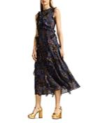 Ted Baker Karolia Sleeveless Waterfall Midi Dress