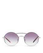 Oliver Peoples Women's Nickol Round Sunglasses, 53mm