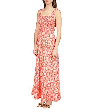 Michael Michael Kors Smocked Bodice Maxi Dress