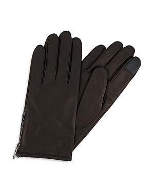 Allsaints Zip Leather Gloves