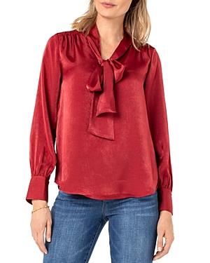 Liverpool Los Angeles Tie Neck Blouse