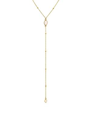 Argento Vivo Simulated Opal Lariat Necklace