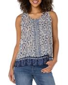 Liverpool Los Angeles Sleeveless Double Layer Top