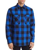 Rag & Bone Principle Plaid Denim Shirt Jacket - 100% Exclusive