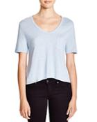 T By Alexander Wang Cropped Pocket Tee