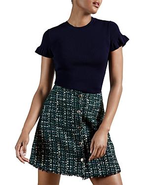 Ted Baker Ruffled Cuff Top