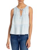 Bella Dahl Tiered Tie Neck Tank