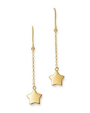 Bloomingdale's Falling Star Drop Earrings In 14k Yellow Gold - 100% Exclusive