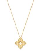 Roberto Coin 18k Yellow Gold Petite Venetian Princess Diamond Pendant Necklace, 17