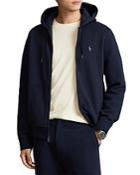 Polo Ralph Lauren Cotton Blend Quilted Double Knit Full Zip Hoodie