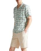 Ted Baker Brecon Short Sleeve Retro Geo Print Shirt