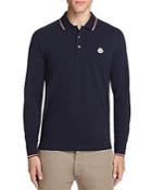 Moncler Long Sleeve Regular Fit Polo Shirt