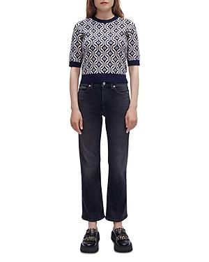 Maje Mina Cropped Sweater