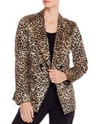 Marella Borgia Double-breasted Leopard Blazer