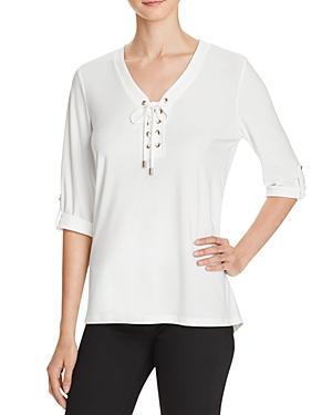 Chaus Lace Neck Top - Compare At $59