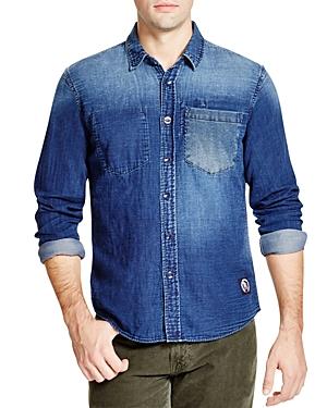 Prps Goods & Co. Cotton Woven Regular Fit Button Down Shirt