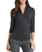 Vince Camuto Houndstooth Sparkle Top