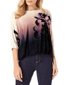 Phase Eight Cecily Floral Print Top