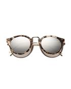 Illesteva Women's Portofino Mirrored Round Sunglasses, 54mm