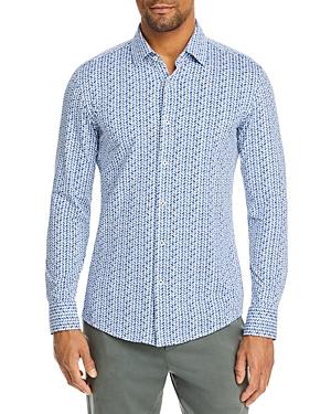 Boss Hank Geo Print Slim Fit Shirt