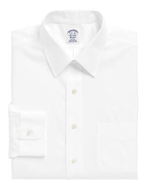 Brooks Brothers Solid Non-iron Classic Fit Dress Shirt