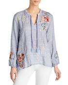 Johnny Was Cotton Embroidered Tunic